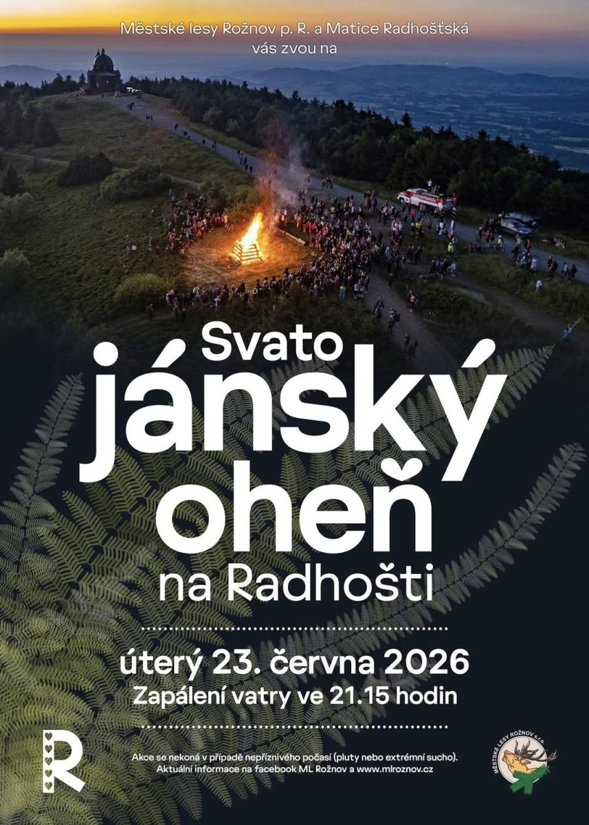 Svatojánský oheň na Radhošti